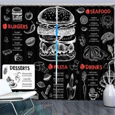 Multilayered Hamburg 3D Blockout Photo Print Curtain Fabric Curtains Window