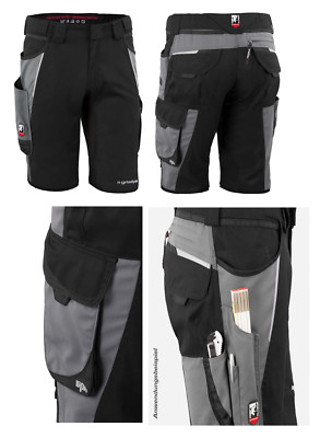 Arbeitsshorts Grizzlyskin Schwarz/ Grau Kurze Arbeitshose TOP Qualität 42-68