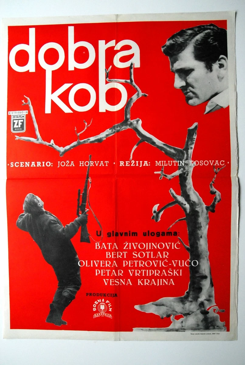 DOBRA KOB BATA ZIVOJINOVIC 1964 OLIVERA KATARINA RARE YUGOSLAVIA MOVIE  POSTER | eBay
