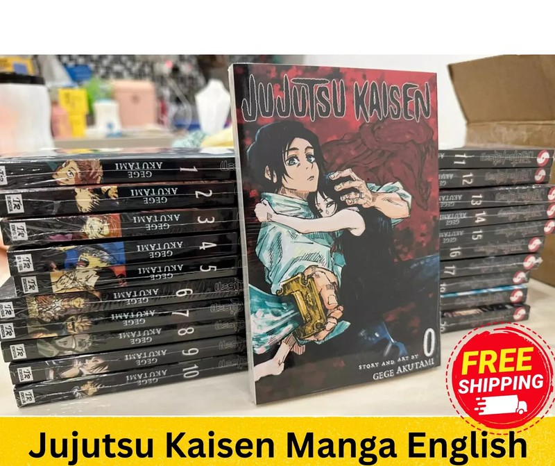 Jujutsu Kaisen Manga (Vol. 0-25) English Full/Loose Set JJK Sorcery Comic Series