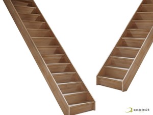 escalier droit bois kit