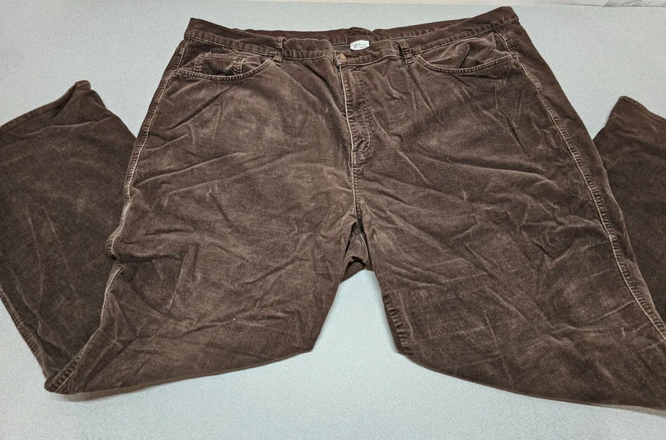 Pantalones de pana marrón elásticos VENEZIA para mujer talla grande 28 (50x30) Foto 4 de 4