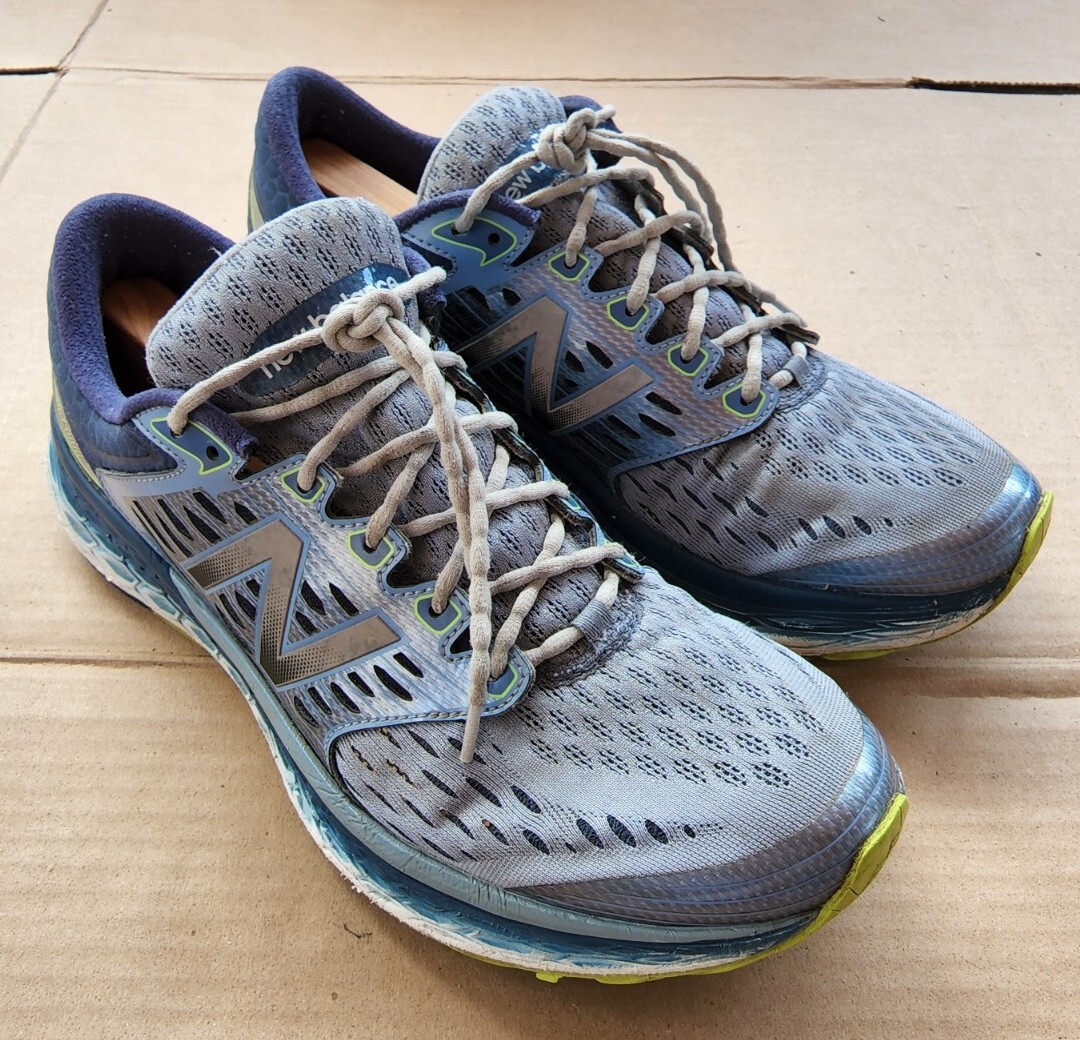 New Balance Fresh Foam 1080 V6 M1080GG6 Gray Blue Mens Running Shoes Sz   EE | eBay