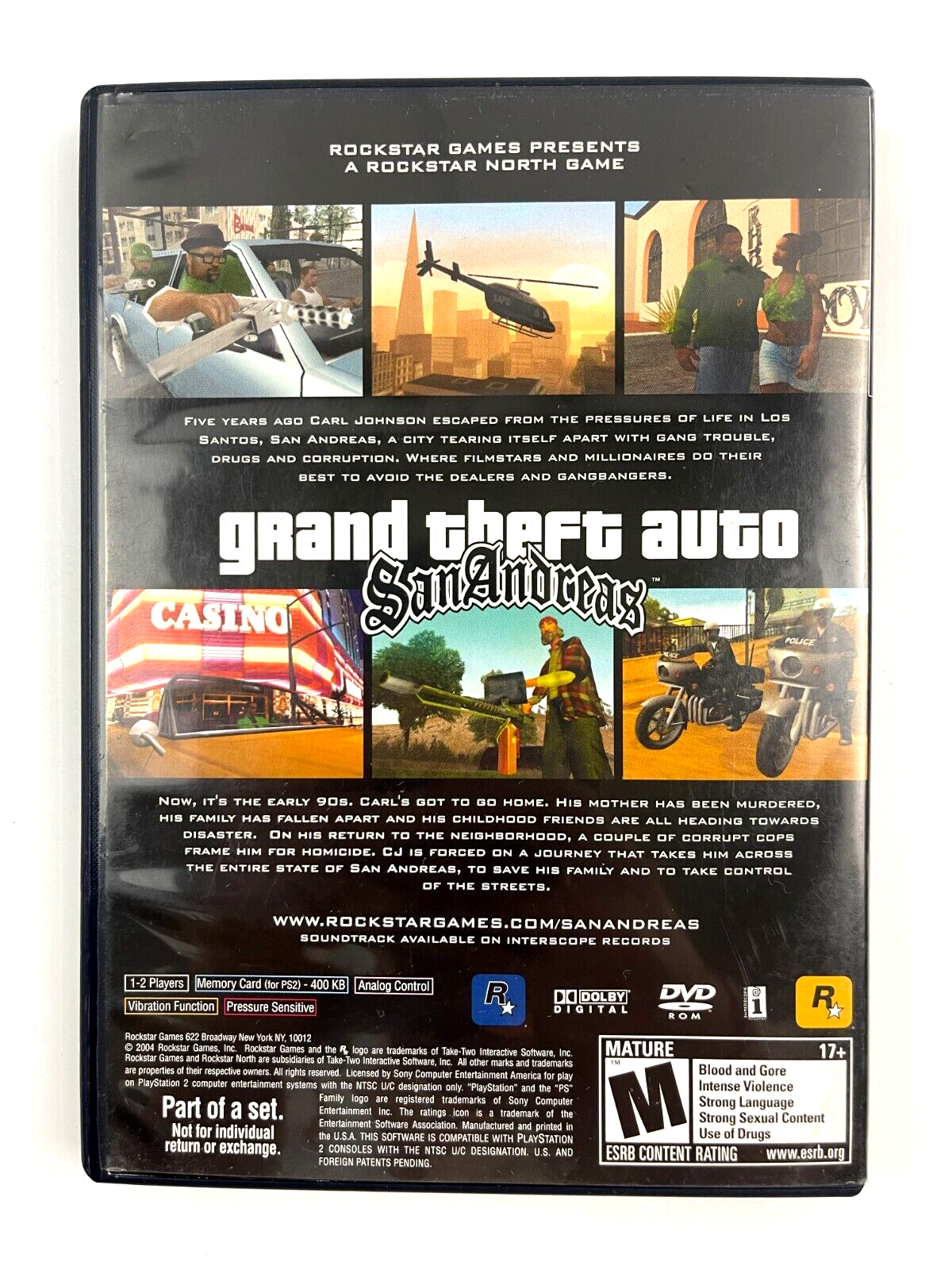 Grand Theft Auto: San Andreas Standard Edition Rockstar Games PS3 Digital