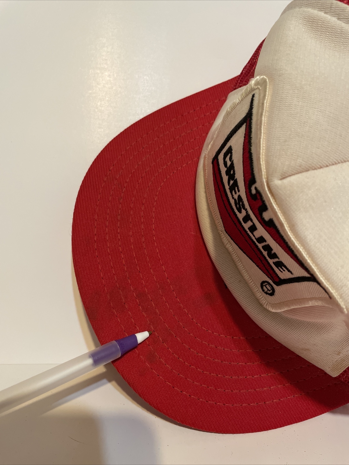 Vintage Crestline Patch Mesh SnapBack Trucker Hat - image 5