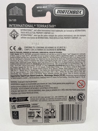 2022 Matchbox 2015 INTERNATIONAL TERRASTAR Peel Regional Paramedic Services NEW! - Picture 6 of 6