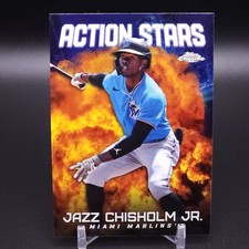 2023 Topps Chrome Update Action Stars #ASC-30 Jazz Chisholm Jr.