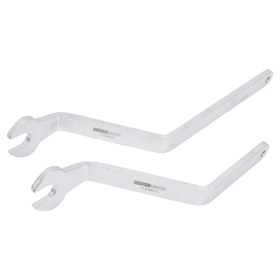 STAHLMAXX Strumento regolazione valvole 14 mm 2 pezzi per Mercedes OM 615 616 617 621 chiave