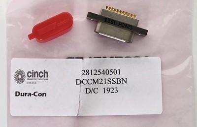 Cinch Dura-Con DCCM21SSBN 21-Socket Micro-D Solder Connector Cup