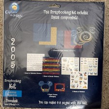 Disney Capture the Magic Scrapbooking Kit 2005 Paper Stickers Die Cut - New