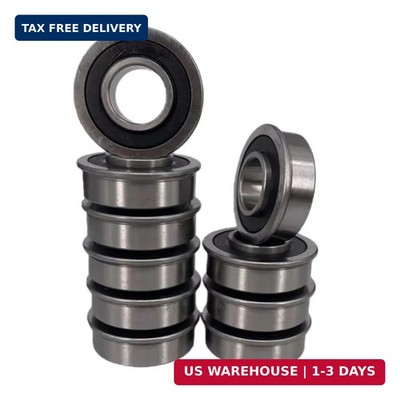 10 PCS 5/8'' x 1-3/8'' flanged Ball Bearing Lawn Mower Wheel Bearings