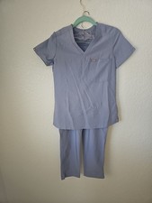 FIGS Catarina scrub Top XXS  Yola skinny pants SET XS/P Women's preowned