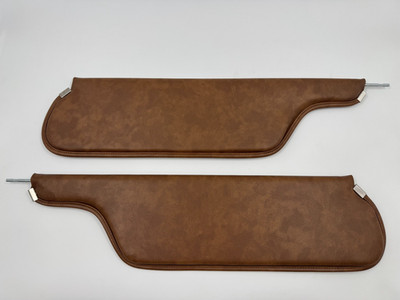 Saddle Brown TAN Sunvisor Set for 1977-1979 Ford Ranchero Thunderbird LTD II