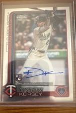 2025 Topps Chrome - Rookie Autographs DaShawn Keirsey Jr. #RA-DK (AU, RC)