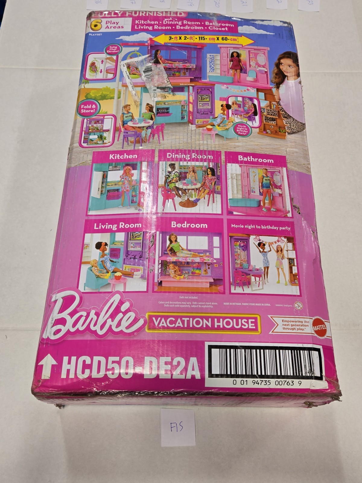 Barbie Vacation House Dollhouse Playset & Accessories
