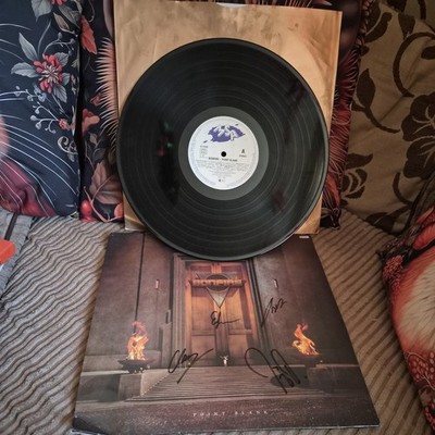 Bonfire Point Blank LP Signed by Full Band First Press Vinyl Heavy Metal