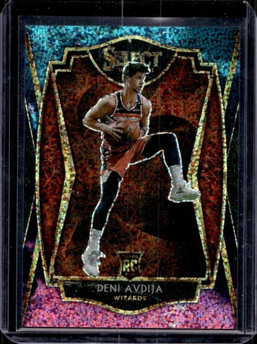 Deni Avdija 2020-21 Panini Select #180 Premier Level Rookie Cosmic Prizm SP