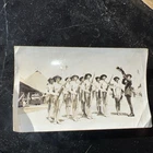 Vtg 1940s WWII US female in underwear Soldier Uniform Military Portrait pin up