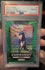 New Listing2024 Panini Prizm - Emergent Drake Maye #4 Green Wave Prizm (RC) PSA 10