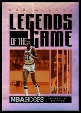 2020-21 Hoops #40 Bob McAdoo Legends of the Game Silver #/199