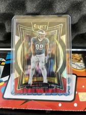 2024 Panini Select - Concourse Jalen Carter #65 Black & Red Shock Prizm