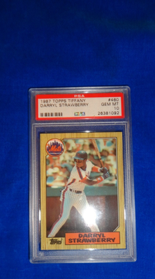 1987 Topps Tiffany Darryl Strawberry Rookie #460 PSA 10 Gem Mint