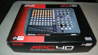 AKAI APC40 Ableton LIVE USB MIDI Controller W/Box + Adapter Tested