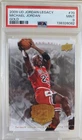 2009 Upper Deck MICHAEL JORDAN #70 PSA 9 Legacy Card Gold Foil #23 Jersey BULLS