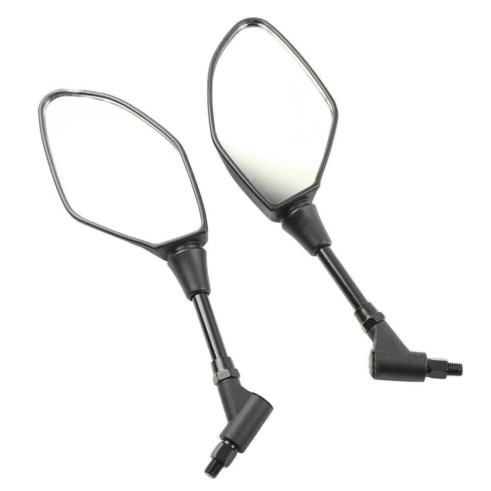 1pair Motorcycle Rearview Mirror Fits For FZ07 MT-07 2014-2017 2015 2016 Black - Image 3 of 4