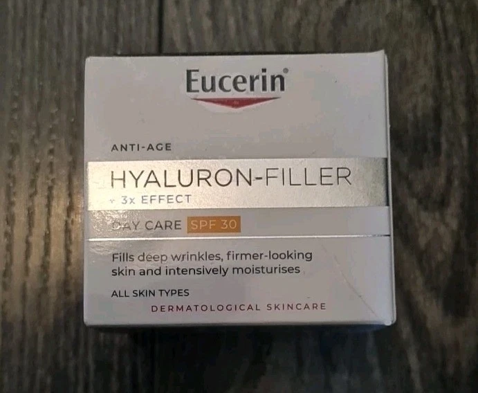 Eucerin Hyaluron-Filler 3x Effect Day Care SPF30 Anti-Age 50ml Brand New Boxed