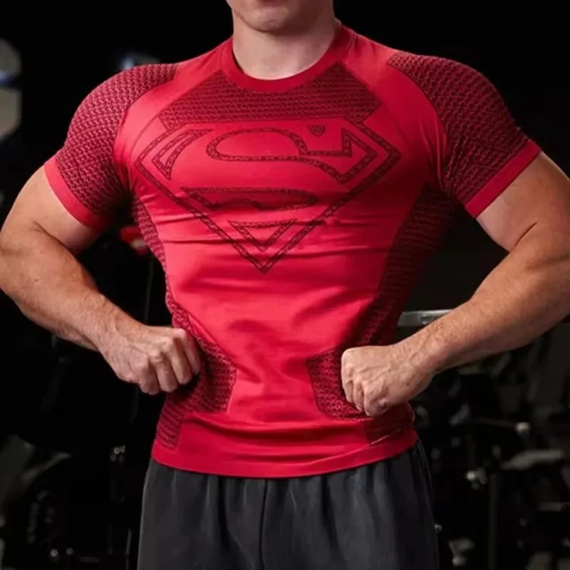 Men Co-Branded Superman T-Shirt Breathable Tight Top Sports Fitness Short Sleeve
Opens in a new wind