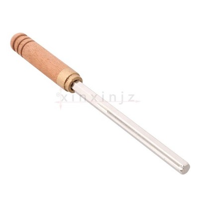 Wood Handle Guitar Fret Crowning File Dressing File 3 Size Edges Luthier Tools #