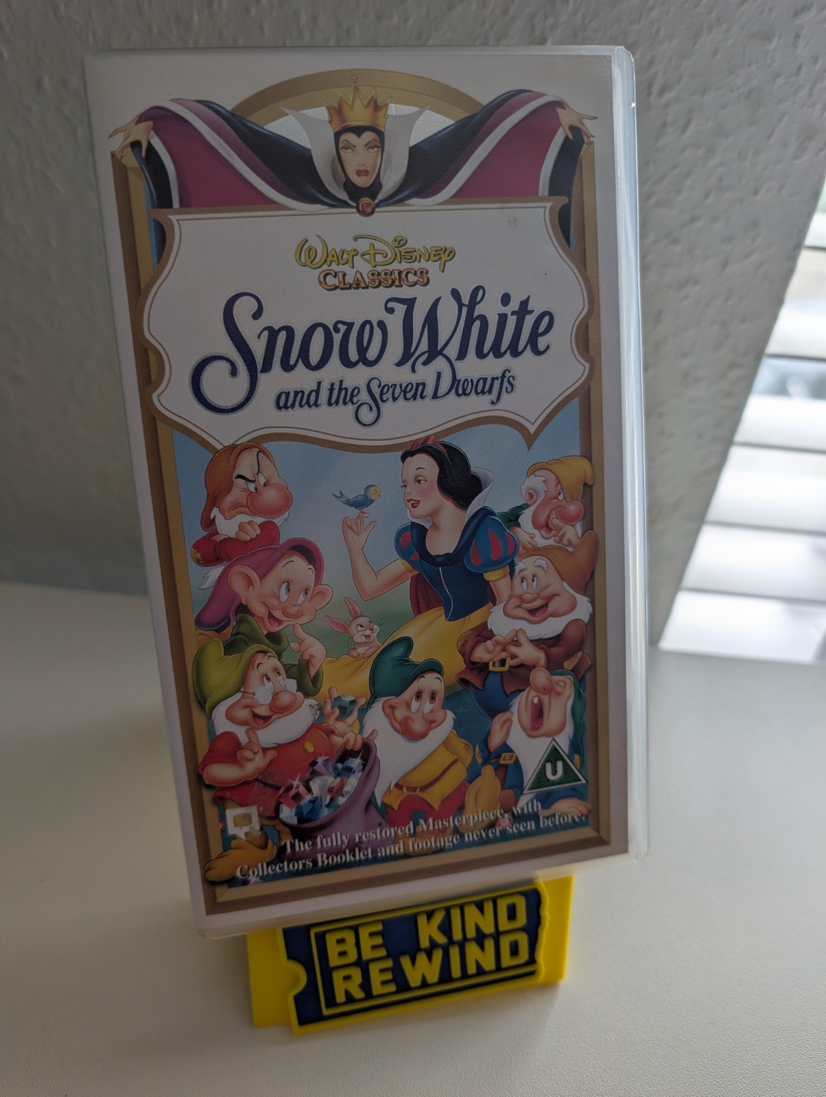 Disney Snow White And The Seven Dwarfs VHS Walt Disney Classics UK Video
