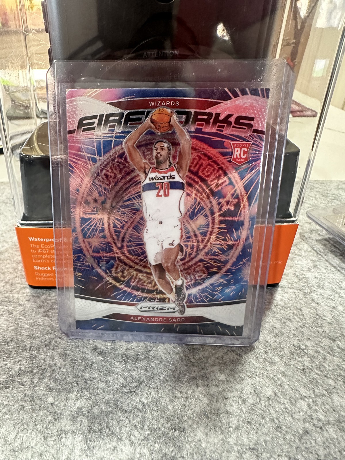 2024-25 Panini Prizm - Fireworks Alexandre Sarr #21 (RC)