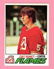 1977-78 O-Pee-Chee #97 Curt Bennett Calgary Flames  - See Pics