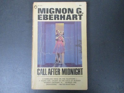 Call After Midnight by Mignon G. Eberhart 1964 Mystery Popular Library Paperback