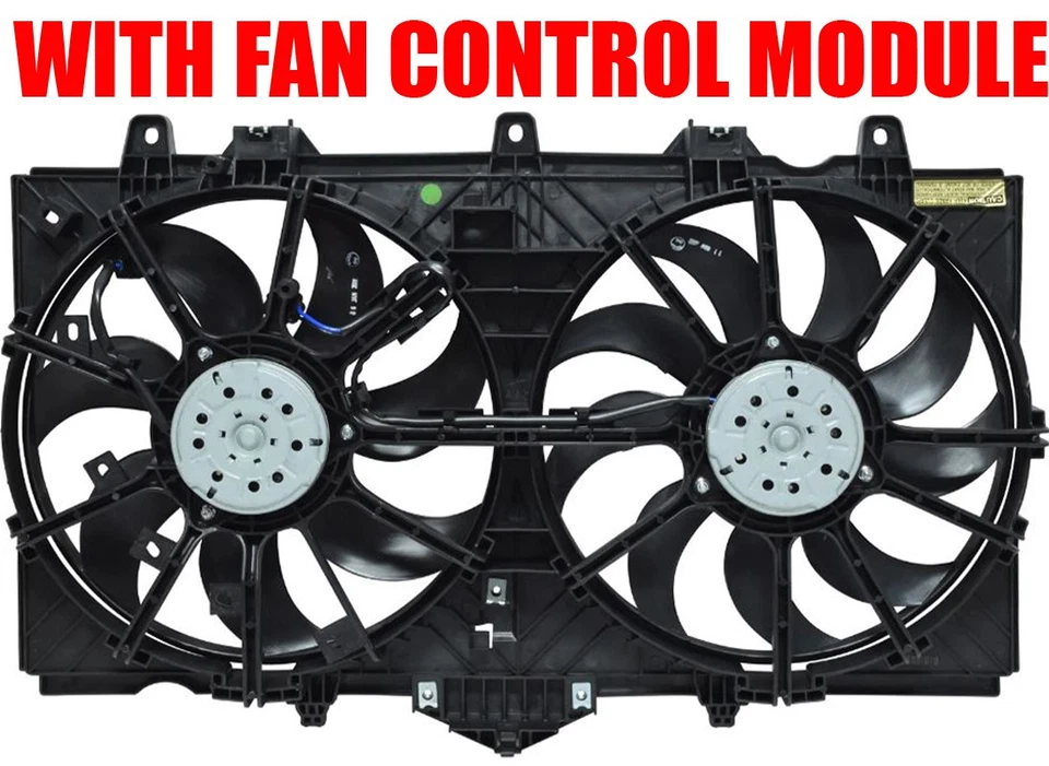 Nuevo conjunto de ventilador condensador de radiador para Infiniti Q50 2014-2018 Foto 2 de 4