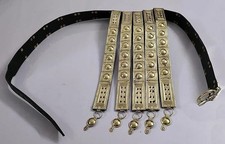 Reenactment Belt Roman Leather Apron Belt Brass Fittings Wearable Legionary's