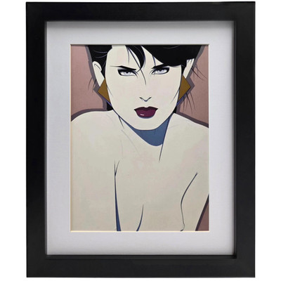 PATRICK NAGEL Kristen Vintage 1985 Retro Art Deco New Framed Art Print