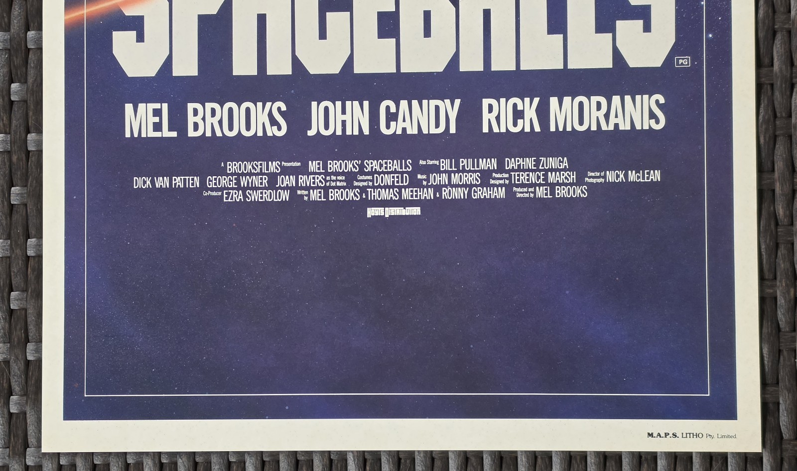Spaceballs 1987 Original Australian Daybill Movie Poster Mel Brooks John Candy image 6