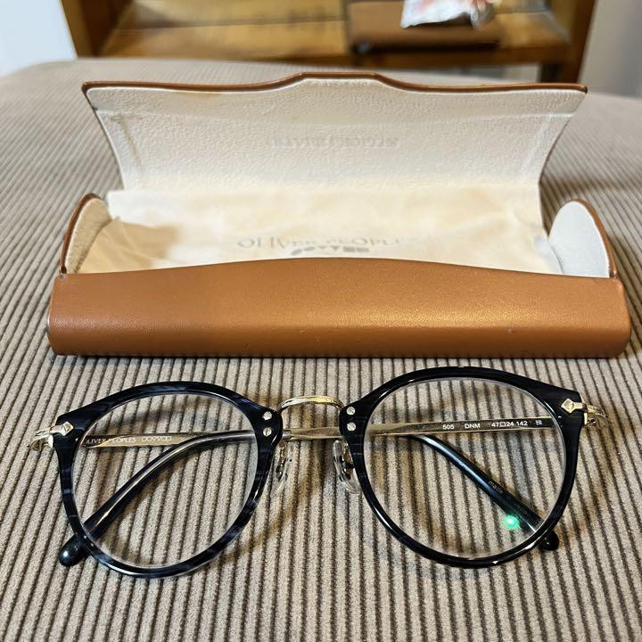 Oliver Peoples 505 Limited Edition Miyabi Blue Japan Made Oliver Peoples 505 Limited Edition Miyabi Blue Japan Made