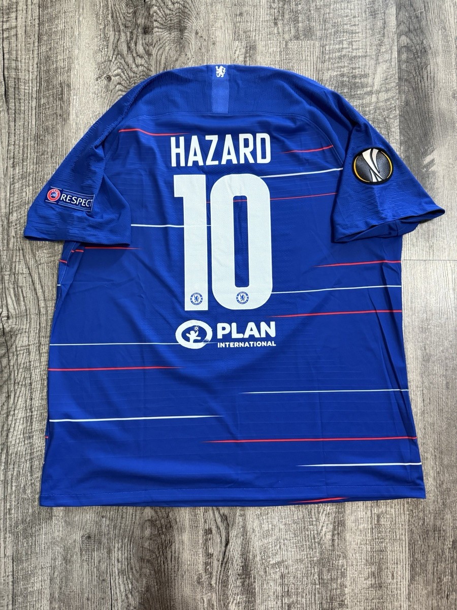 Eden Hazard Chelsea Jersey Nike 18/19 Vaporknit Europa League Size