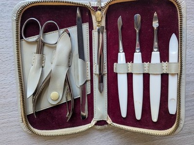Vintage  West Germany Solingen PICO BELLO Nail Care Set  - 8pc Kit