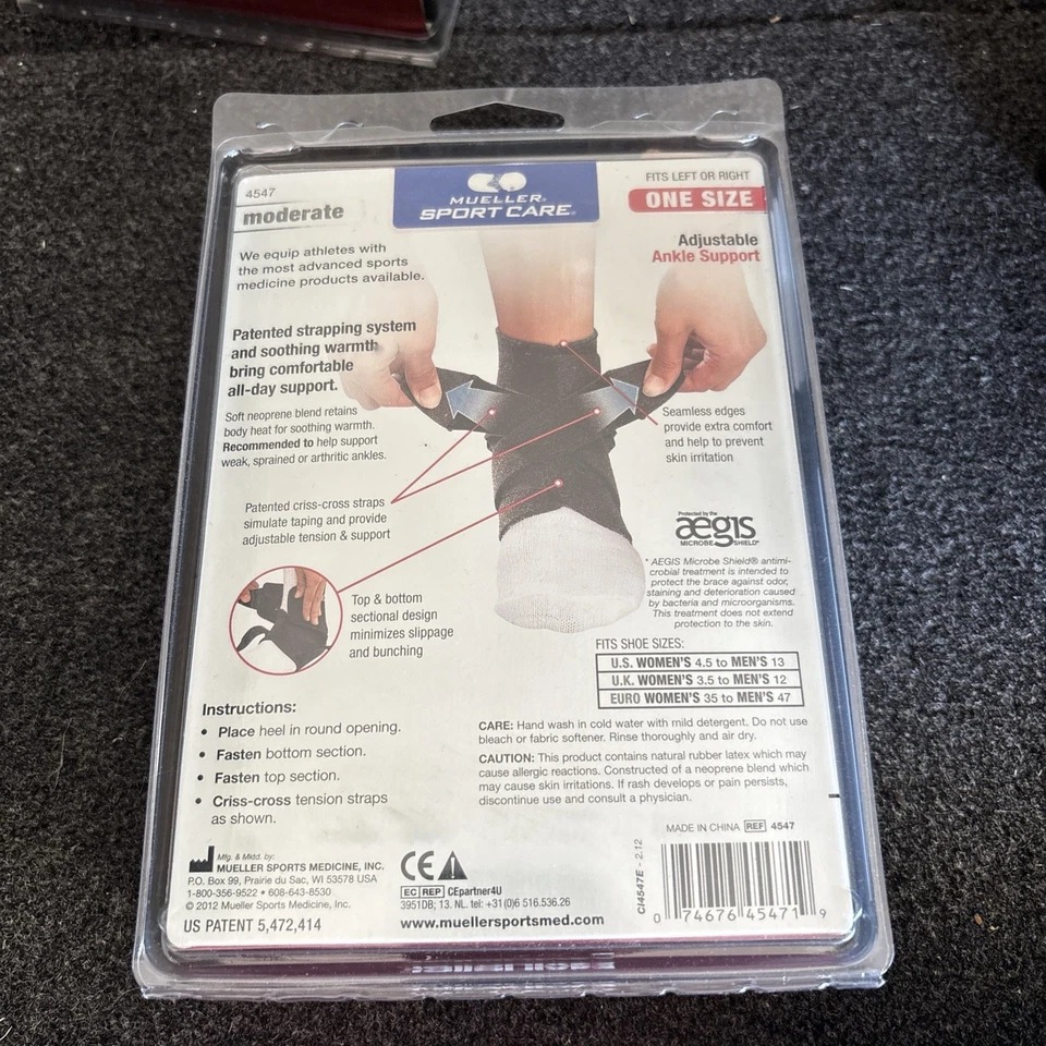 Mueller Adjustable Ankle Stabilizer - Black - Image 2 of 2