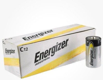 Energizer EN93 Industrial Alkaline Batteries, C , 12 Batteries/Box, EXP. 12/2035