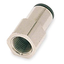 Legris 3014 08 14 Push-Fit Adapter Fitting, 5/16 In Tube Size, Brass, Silver,