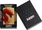 Zippo 540° Tumbled Brass Color Samurai Dragon Edition 2026 Lighter New in Box