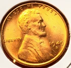 1949-D Lincoln Wheat Cent Penny GEM RED BU From an Original Bank Roll
