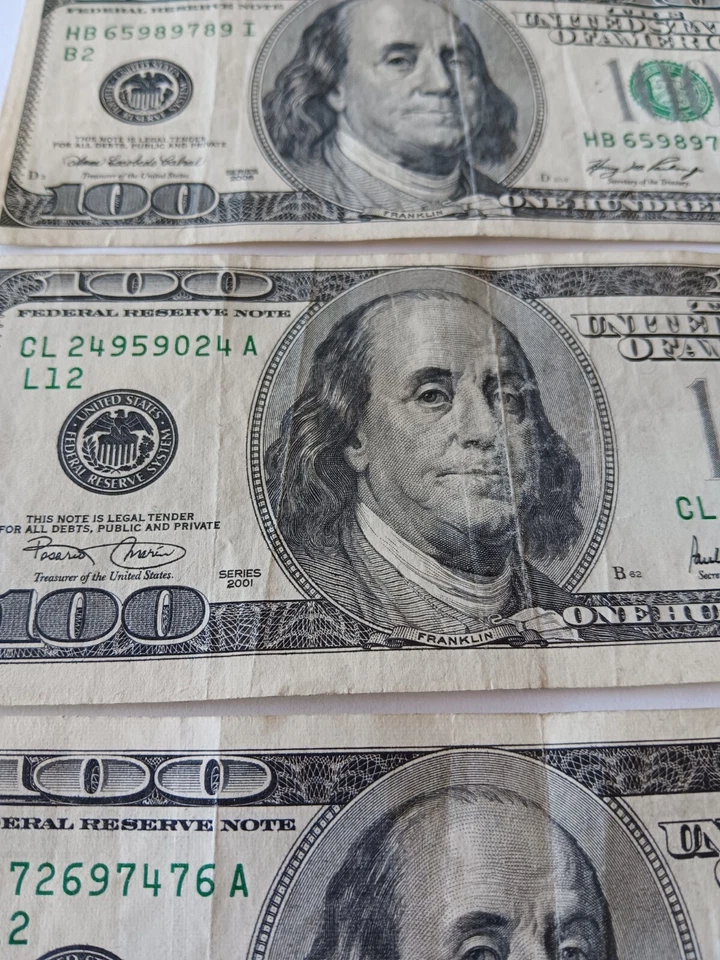 $400 Cash (4x) Old One Hundred Dollar Bills Series 1996-2006. Real Collection! - Image 2 of 4