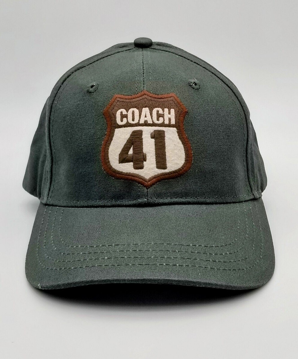 Coach Fragrance Forest Green Adjustable Baseball Cap Hat for